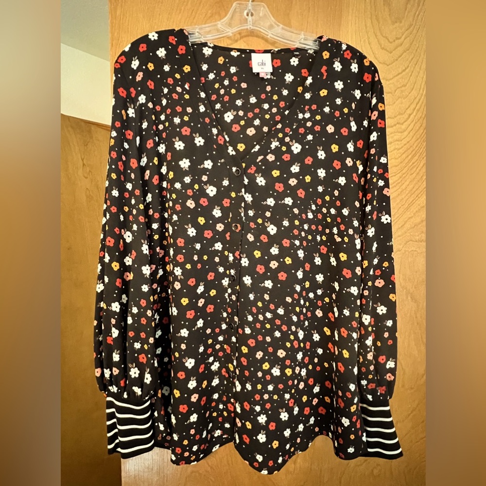 Cabi floral blouse